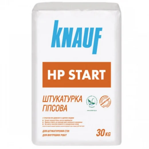 Штукатурка Knauf НР Start (гіпсова для стін) 30 кг Львів