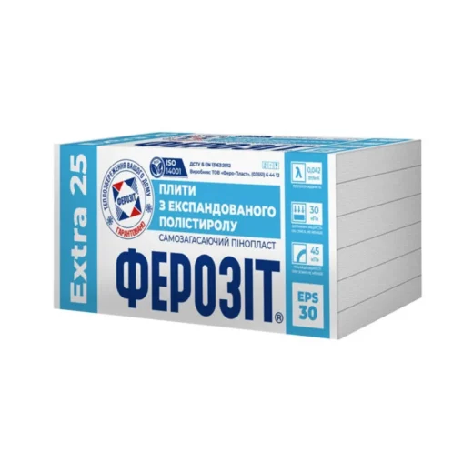 Пінопласт 25 Extra Ферозіт 1000*500*100 мм Львів