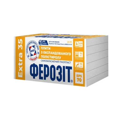 Пінопласт 35 Extra Ферозіт 1000*500*20 мм Львів