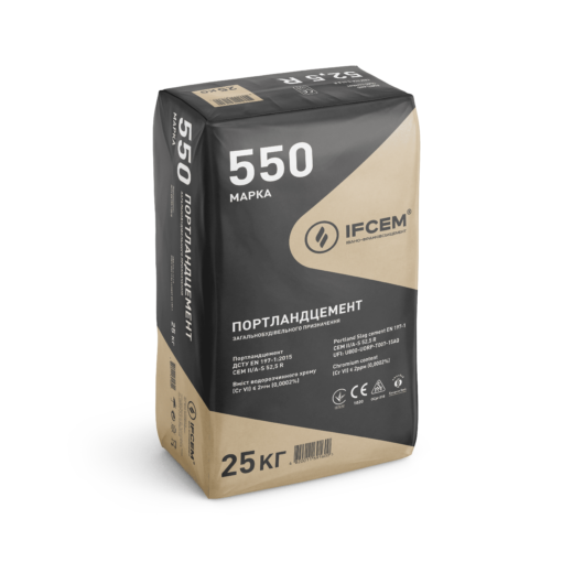 Цемент IFCEM ПЦ IІ АШ- 550 25 кг Львів
