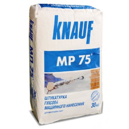 Штукатурка гіпсова для машинного нанесення Knauf MP-75 30 кг Львів