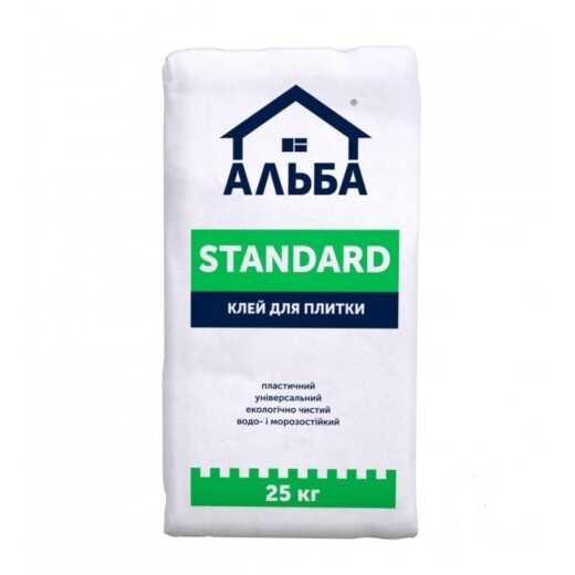 Клей для плитки АЛЬБА STANDART 25кг Львів
