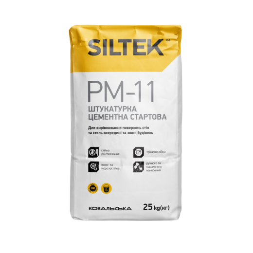 Штукатурка стартова SILTEK PM-11 (25 кг)