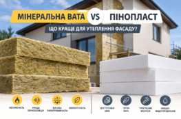 мінеральна вата чи пінопласт